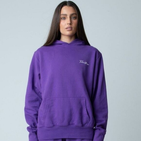 Talentless Purple Hoodie Womens Heavyweight Hoodie Sweater Size Small - Picture 1 of 4